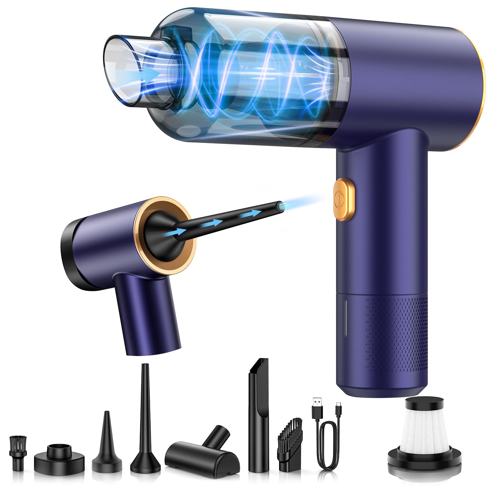 Amazon.com - Vizeusvac Handheld Car Vacuum Portable Cordless